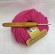 Bamboo-handled aluminum crochet 4.00mm