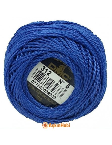 Dmc koton Perle Kuka DMC Koton Perle 312 (No: 5) art  312