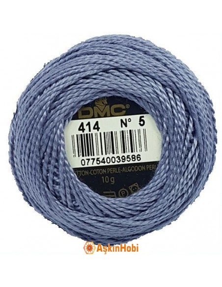 Dmc Coton Perle Art 116 DMC Coton Perle 414 (No:5-8-12) art  414