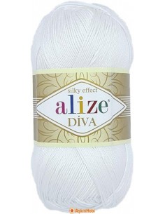 Alize Diva Alize Diva 55, White 55