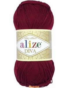 Alize Diva Alize Diva 57, Burgundy 57