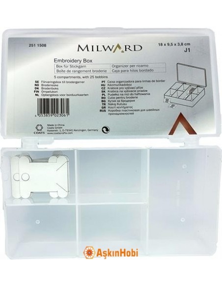 Yarn Storage Boxes And Accessories MOULINE STORAGE BOX 08 2511508 Yarn Storage Boxes And Accessories MOULINE STORAGE BOX 08 2511508