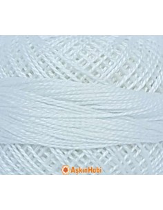 Domino Cotton Perle 8 Domino Koton Perle Beyaz (No:8) Beyaz (No:8) 2