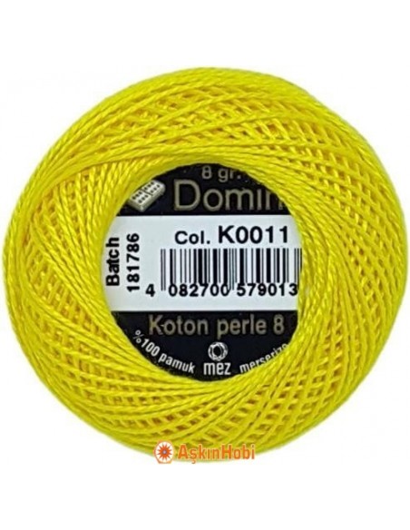 Domino Cotton Perle 8 Domino Koton Perle K0011 (No:8) K0011 (No:8) Domino Cotton Perle 8 Domino Koton Perle K0011 (No:8) K0011 (No:8)