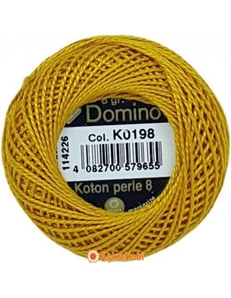 Domino Cotton Perle 8 Domino Koton Perle K0198 (No:8) K0198 (No:8)