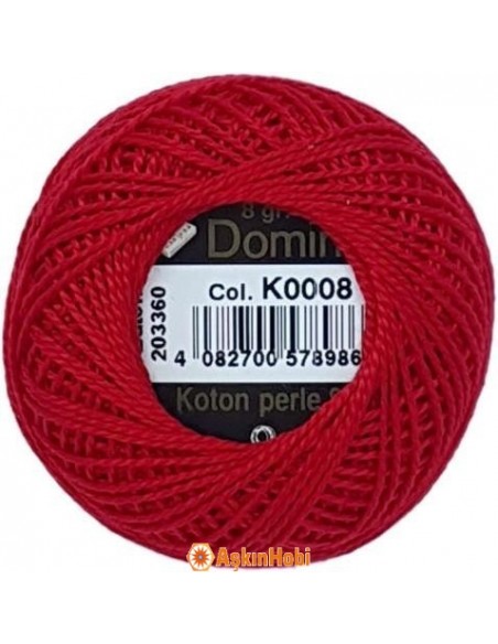 Domino Koton Perle 8 Domino Koton Perle K0008 (No:8) K0008 (No:8)