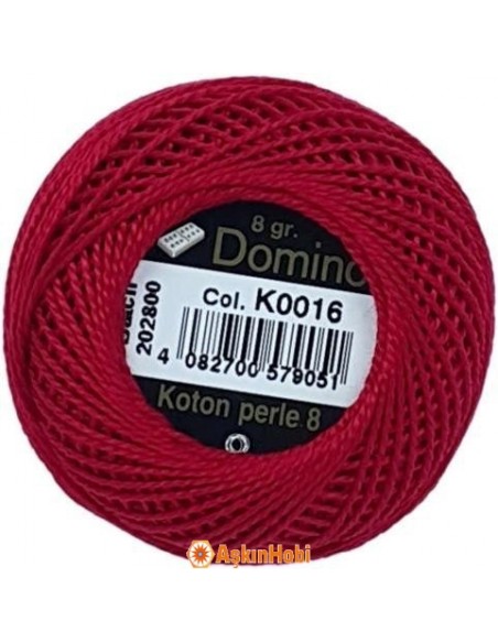 Domino Cotton Perle 8 Domino Koton Perle K0016 (No:8) K0016 (No:8)