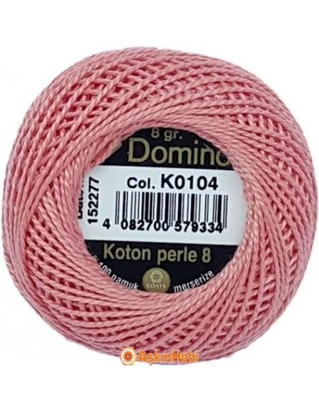 Domino Cotton Perle 8 Domino Koton Perle K0104 (No:8) K0104 (No:8)