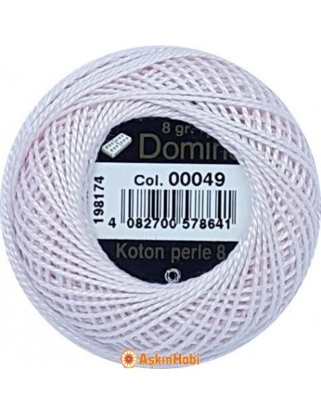 Domino Cotton Perle 8 Domino Koton Perle 00049 (No:8) 00049 (No:8)