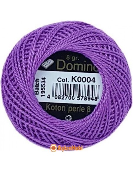 Domino Cotton Perle 8 Domino Koton Perle K0004 (No:8) K0004 (No:8)