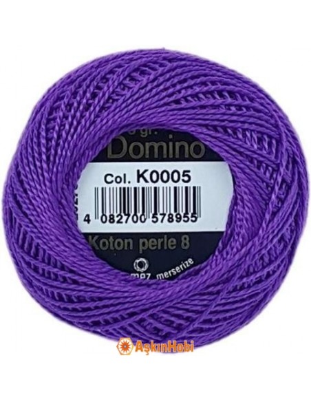 Domino Cotton Perle 8 Domino Koton Perle K0005 (No:8) K0005 (No:8)