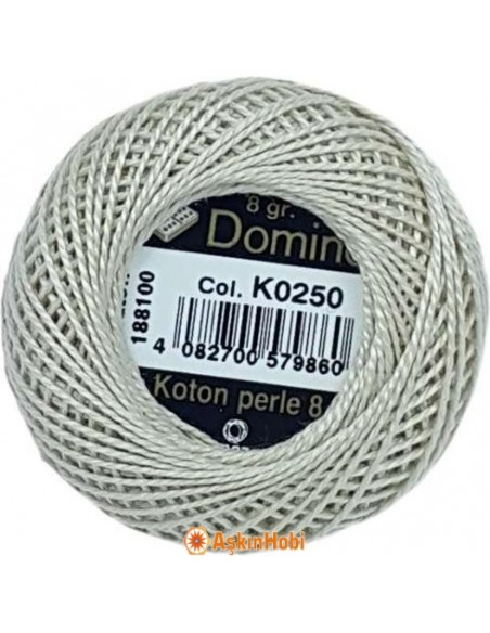 Domino Cotton Perle 8 Domino Koton Perle K0250 (No:8) K0250 (No:8)
