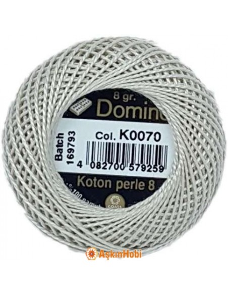 Domino Cotton Perle 8 Domino Koton Perle K0070 (No:8) K0070 (No:8) Domino Cotton Perle 8 Domino Koton Perle K0070 (No:8) K0070 (No:8)