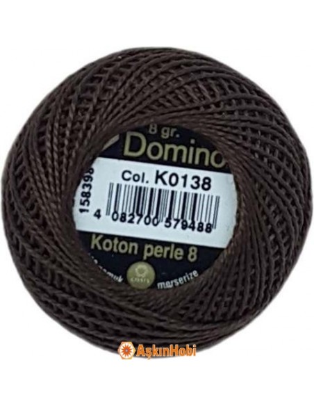 Domino Cotton Perle 8 Domino Koton Perle K0138 (No:8) K0138 (No:8) Domino Cotton Perle 8 Domino Koton Perle K0138 (No:8) K0138 (No:8)