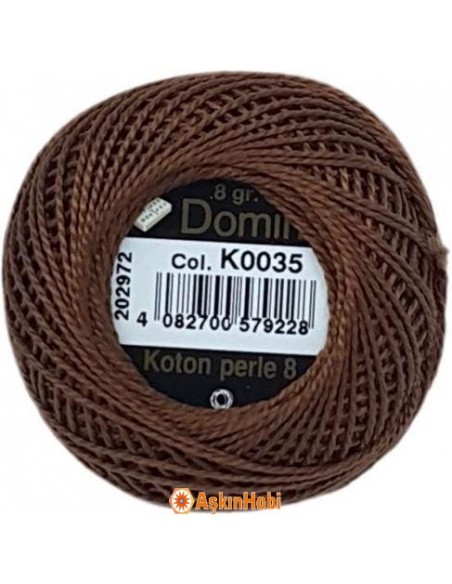 Domino Cotton Perle 8 Domino Koton Perle K0035 (No:8) K0035 (No:8) Domino Cotton Perle 8 Domino Koton Perle K0035 (No:8) K0035 (No:8)