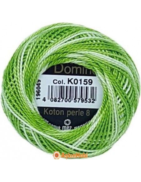 Domino Cotton Perle 8 Domino Koton Perle K0159 (No:8) K0159 (No:8)