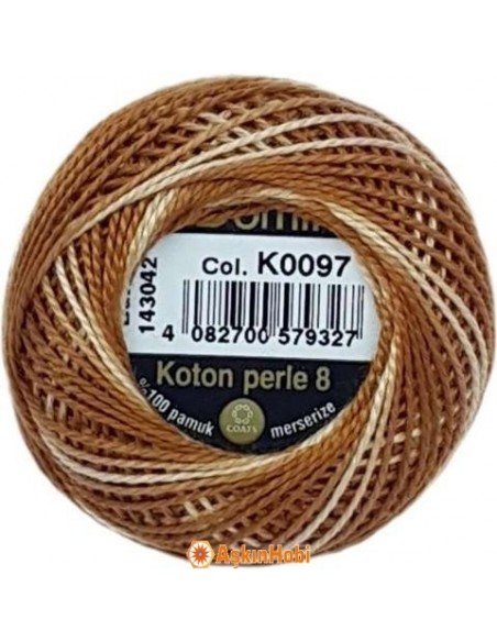 Domino Cotton Perle 8 Domino Koton Perle K0097 (No:8) K0097 (No:8) Domino Cotton Perle 8 Domino Koton Perle K0097 (No:8) K0097 (No:8)