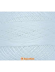 Domino Cotton Perle 12 Domino Koton Perle Beyaz (No:12) Beyaz (No:12) 2