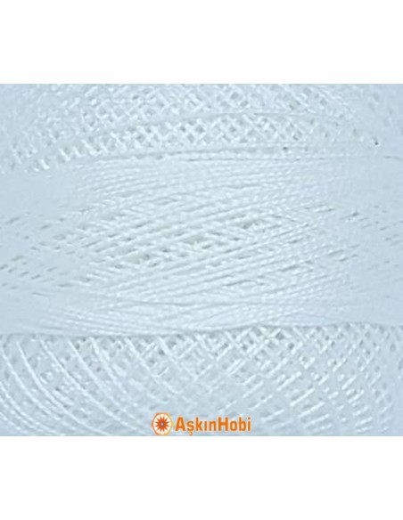 Domino Koton Perle 12 Domino Koton Perle Beyaz (No:12) Beyaz (No:12)