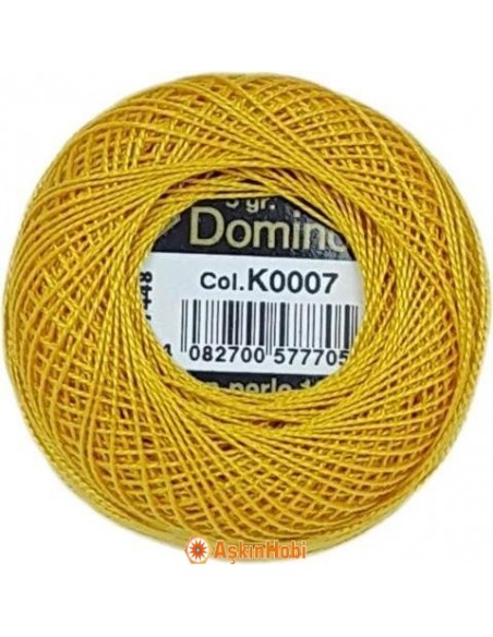 Domino Cotton Perle 12 Domino Koton Perle K0007 (No:12) K0007 (No:12)