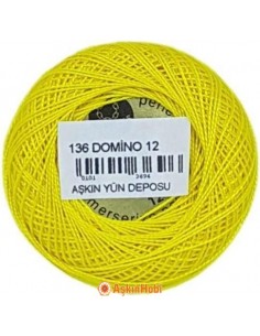 Domino Cotton Perle 12 Domino Koton Perle K0136 (No:12) K0136 (No:12)