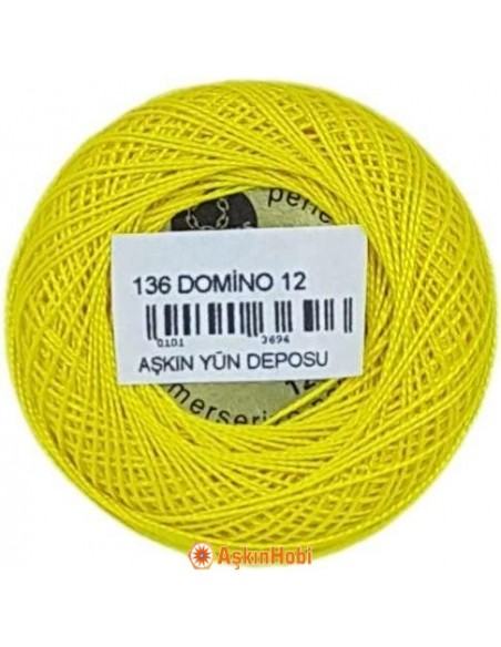 Domino Cotton Perle 12 Domino Koton Perle K0136 (No:12) K0136 (No:12)