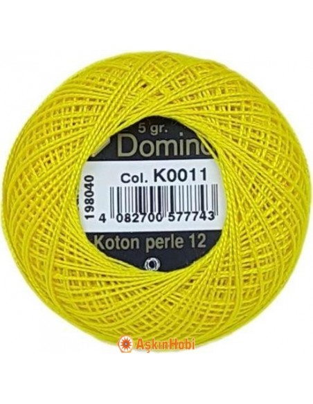 Domino Cotton Perle 12 Domino Koton Perle K0011 (No:12) K0011 (No:12)