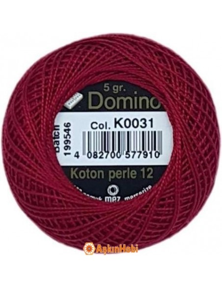 Domino Koton Perle 12 Domino Koton Perle K0031 (No:12) K0031 (No:12)