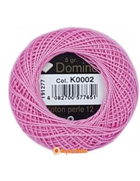 Domino Cotton Perle 12 Domino Koton Perle K0002 (No:12) K0002 (No:12)
