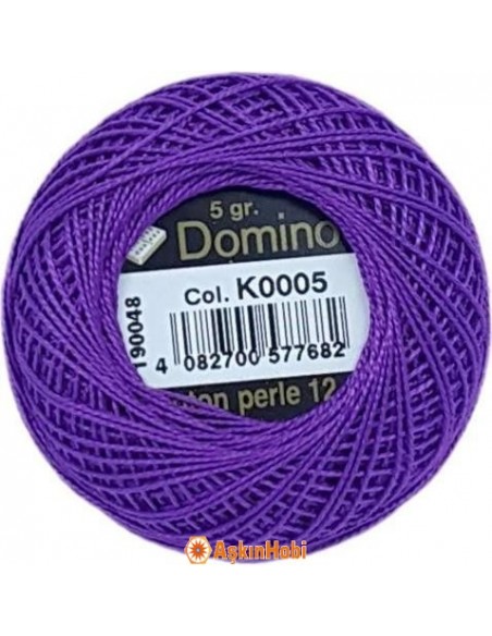 Domino Cotton Perle 12 Domino Koton Perle K0005 (No:12) K0005 (No:12)
