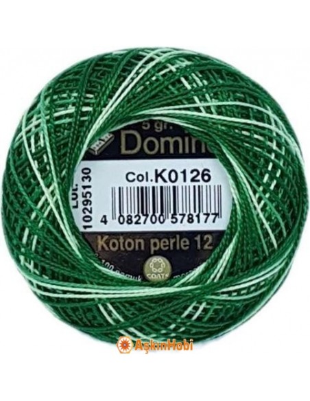 Domino Koton Perle 12 Domino Koton Perle K0126 (No:12) K0126 (No:12)