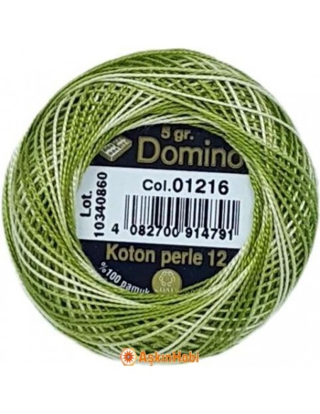 Domino Koton Perle 12 Domino Koton Perle 01216 No-12 01216 (No:12)