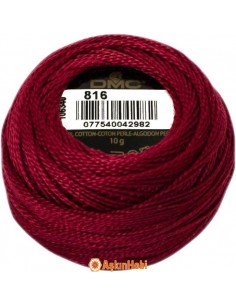 Dmc Coton Perle Art 116 DMC Coton Perle 816 (No:8) art  816