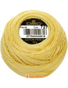 Dmc Coton Perle Art 116 DMC Coton Perle 727 (No:8-12) art  727