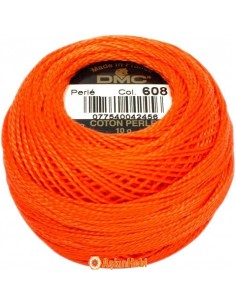 Dmc Coton Perle Art 116 DMC Coton Perle 608 (No:8) art  608