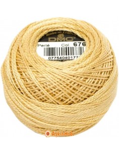 Dmc Coton Perle Art 116 DMC Coton Perle 676 (No:8-12) art  676