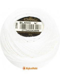 Dmc koton Perle Kuka DMC Koton Perle BLANC (No:5-8-12) art  BLANC