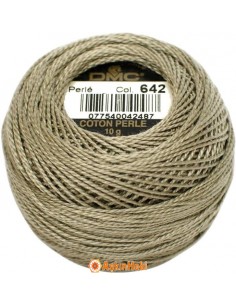 Dmc Coton Perle Art 116 DMC Coton Perle 642 (No:5-8-12) art  642