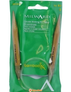 Milward 40 cm Misinalı Bambu Şiş MILWARD 40 cm BAMBU MİSİNALI ŞİŞ 9 mm 9