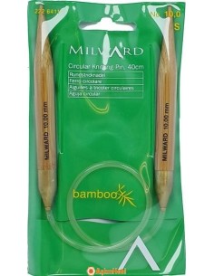 Milward 40 cm Misinalı Bambu Şiş MILWARD 40 cm BAMBU MİSİNALI ŞİŞ 10 mm 10