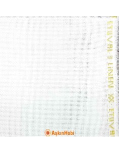 Etuval Linen - Nazende Nakış Kumaşları ETUVAL LİNEN KUMAŞ BEYAZ 16ct 01