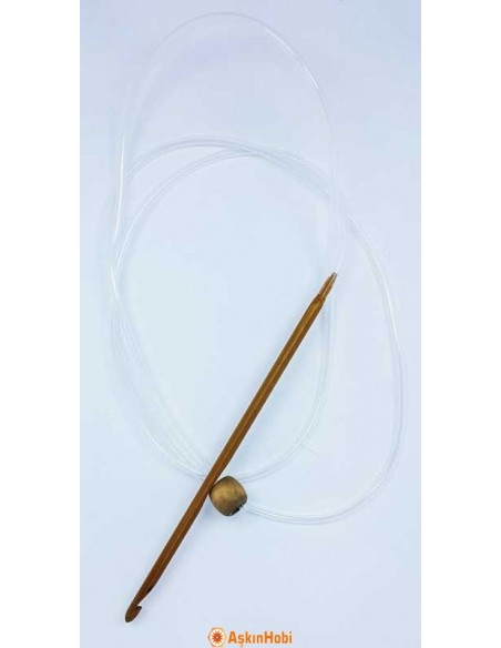 Bamboo Crochet with Line MİSİNALI BAMBU TIĞ 3,5mm 350 Bamboo Crochet with Line MİSİNALI BAMBU TIĞ 3,5mm 350