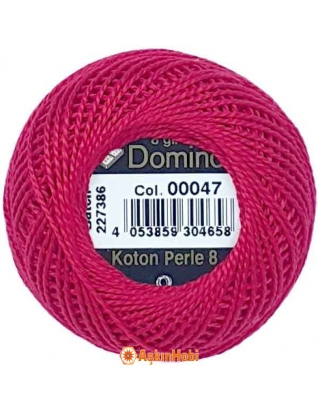 Domino Koton Perle 8 Domino Koton Perle 00047 (No : 08) 00047