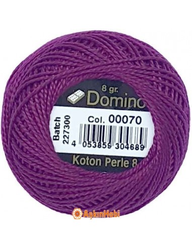 Domino Cotton Perle 8 Domino Koton Perle 00070 (No : 08) 00070