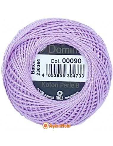 Domino Cotton Perle 8 Domino Koton Perle 00090 (No : 08) 00090