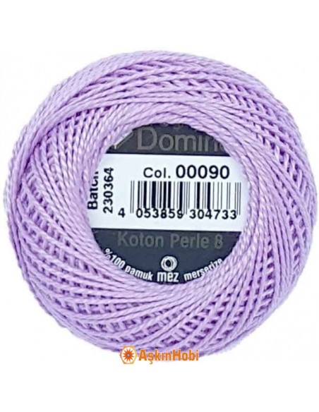 Domino Cotton Perle 8 Domino Koton Perle 00090 (No : 08) 00090 Domino Cotton Perle 8 Domino Koton Perle 00090 (No : 08) 00090