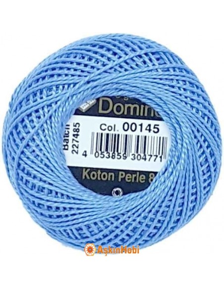 Domino Cotton Perle 8 Domino Koton Perle 00145 (No : 08) 00145 Domino Cotton Perle 8 Domino Koton Perle 00145 (No : 08) 00145