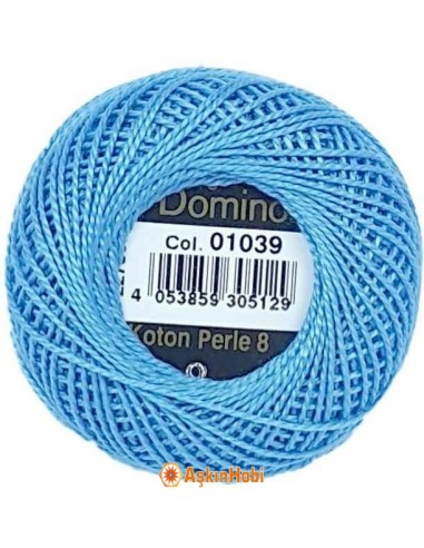 Domino Cotton Perle 8 Domino Koton Perle 01039 (No : 08) 01039