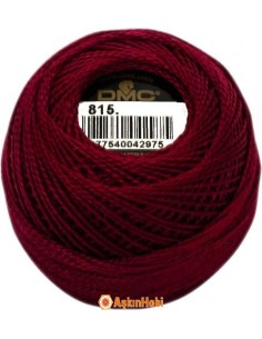 Dmc Coton Perle Art 116 DMC Coton Perle 815 (No:5-8) art  815