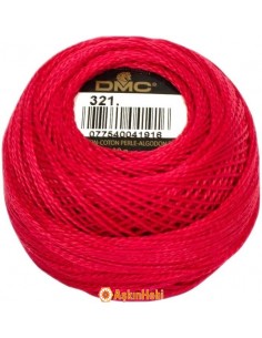 Dmc Coton Perle Art 116 DMC Coton Perle 321 (No:5-8-12) art  321
